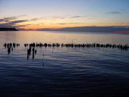 Sonnenuntergang an der Ostsee