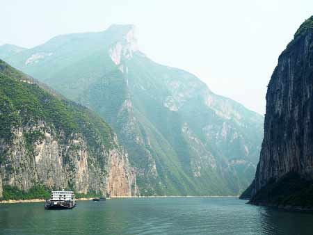 China Fluss-Landschaft