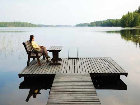 Finnland Ferienhaus am See