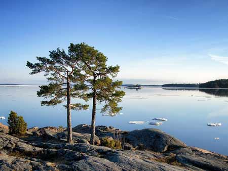 Finnland Urlaub am See